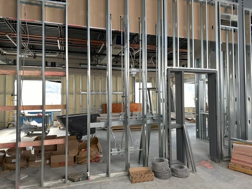 Ixonia Elementary Interior Construction Progress Photo