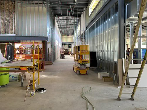 Ixonia Elementary Interior Construction Progress Photo