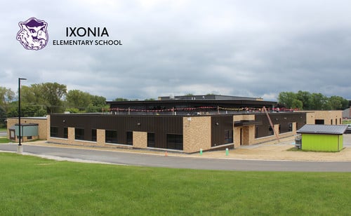 Ixonia Elementary Exterior Construction Progress Photo